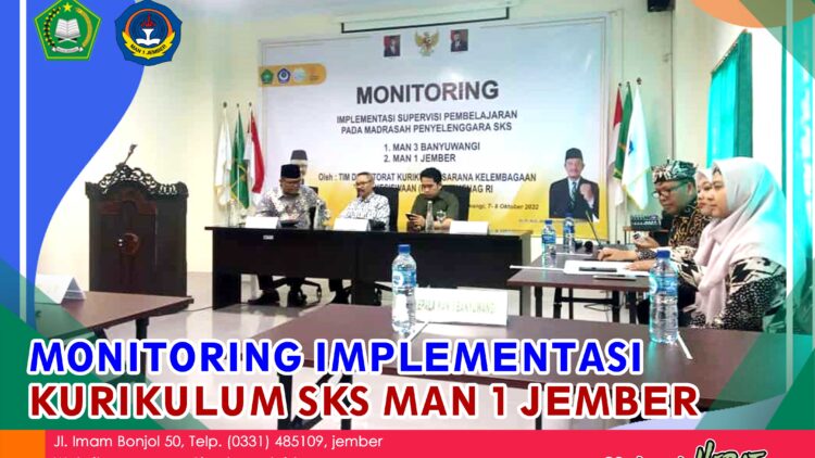 MONITORING IMPLEMENTASI KURIKULUM SKS MAN 1 JEMBER