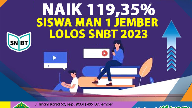 LUAR BIASA ! NAIK 119,35%, SISWA MAN 1 JEMBER LOLOS SNBT 2023